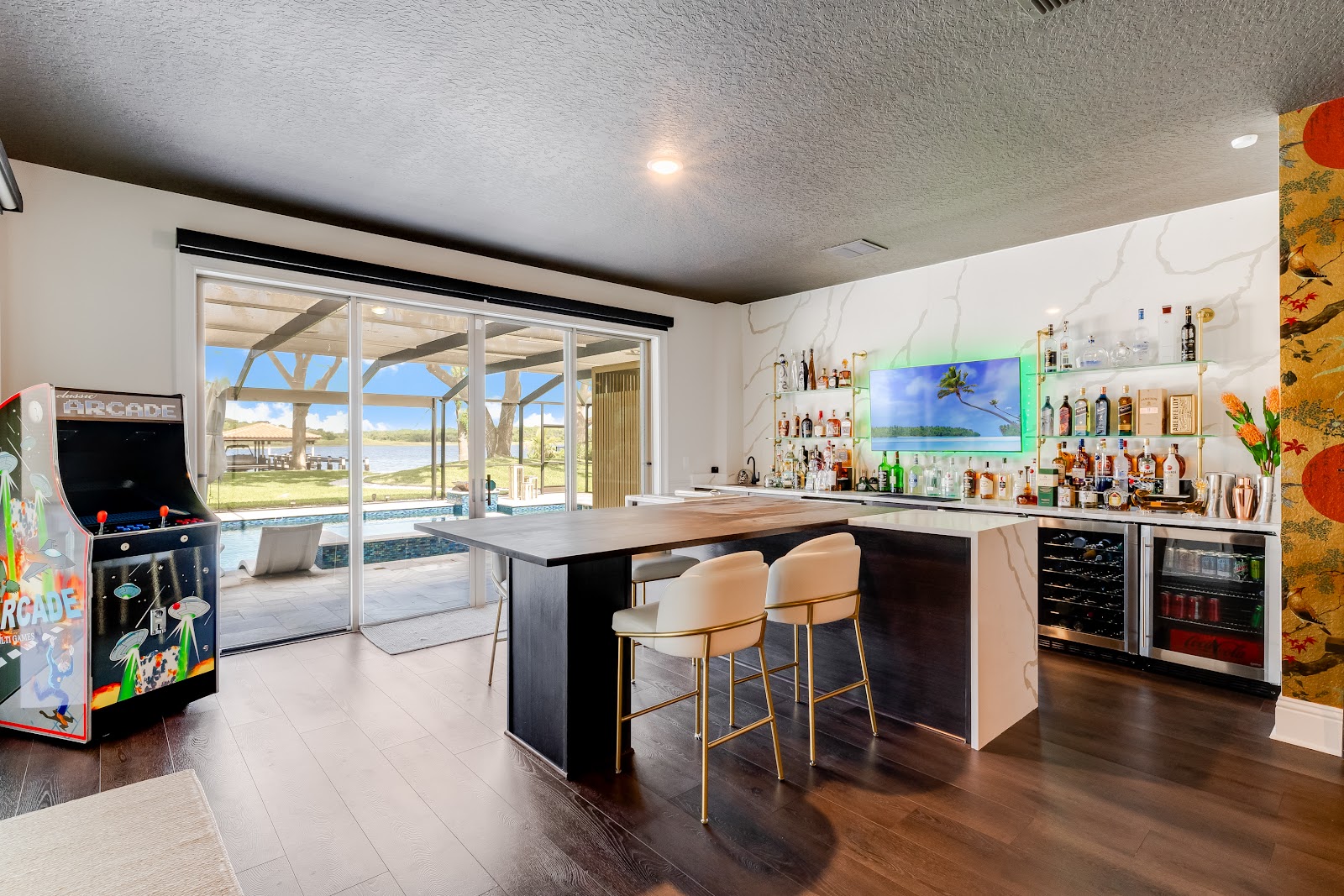 Games & media room interior design by Elmbridge Design, project photo 6