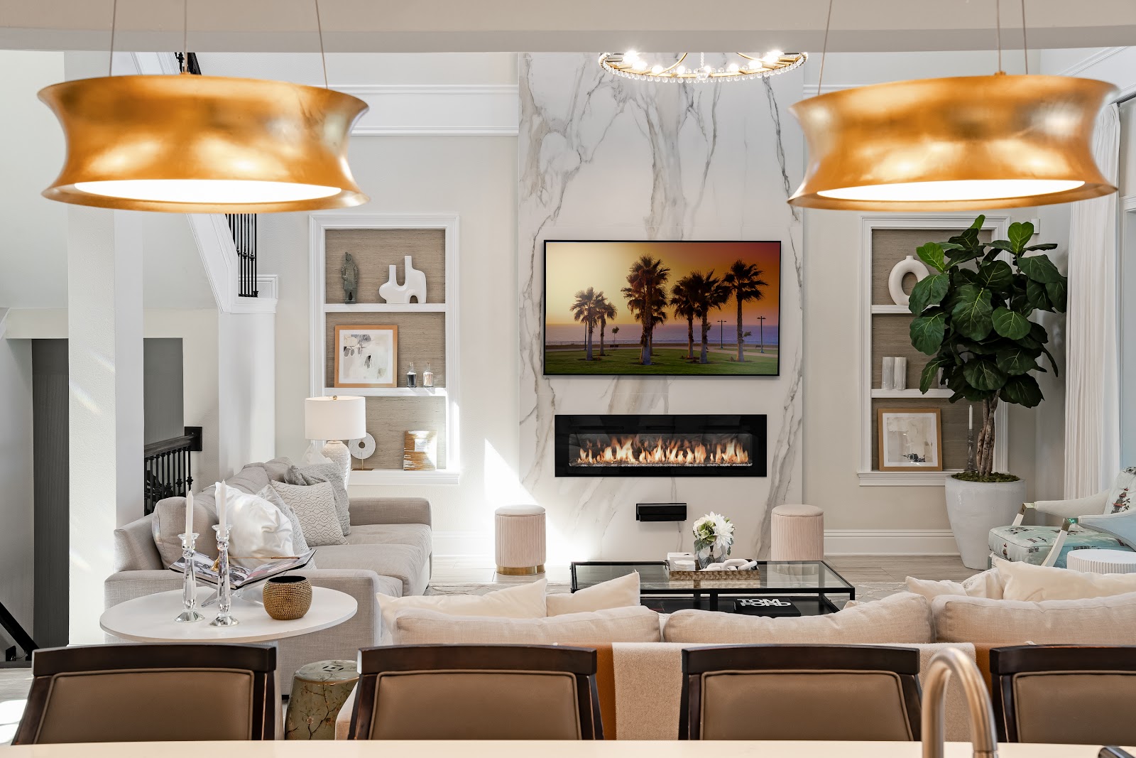 Living room interior design by Elmbridge Design, project photo 5