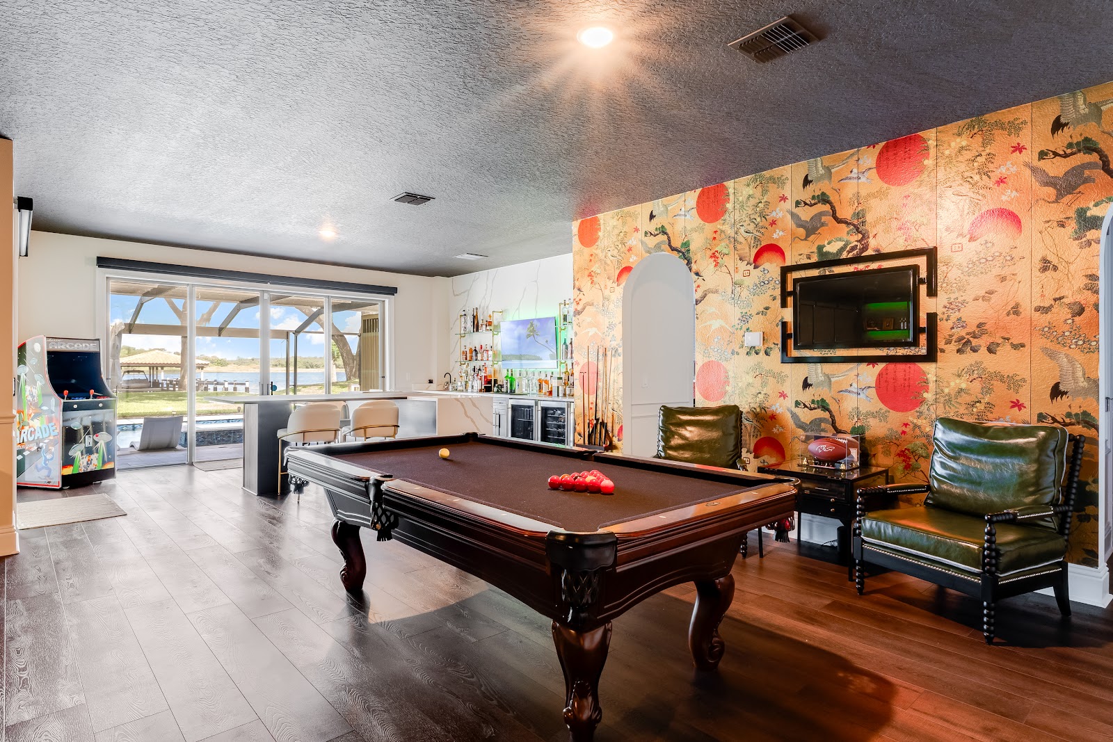 Games & media room interior design by Elmbridge Design, project photo 4