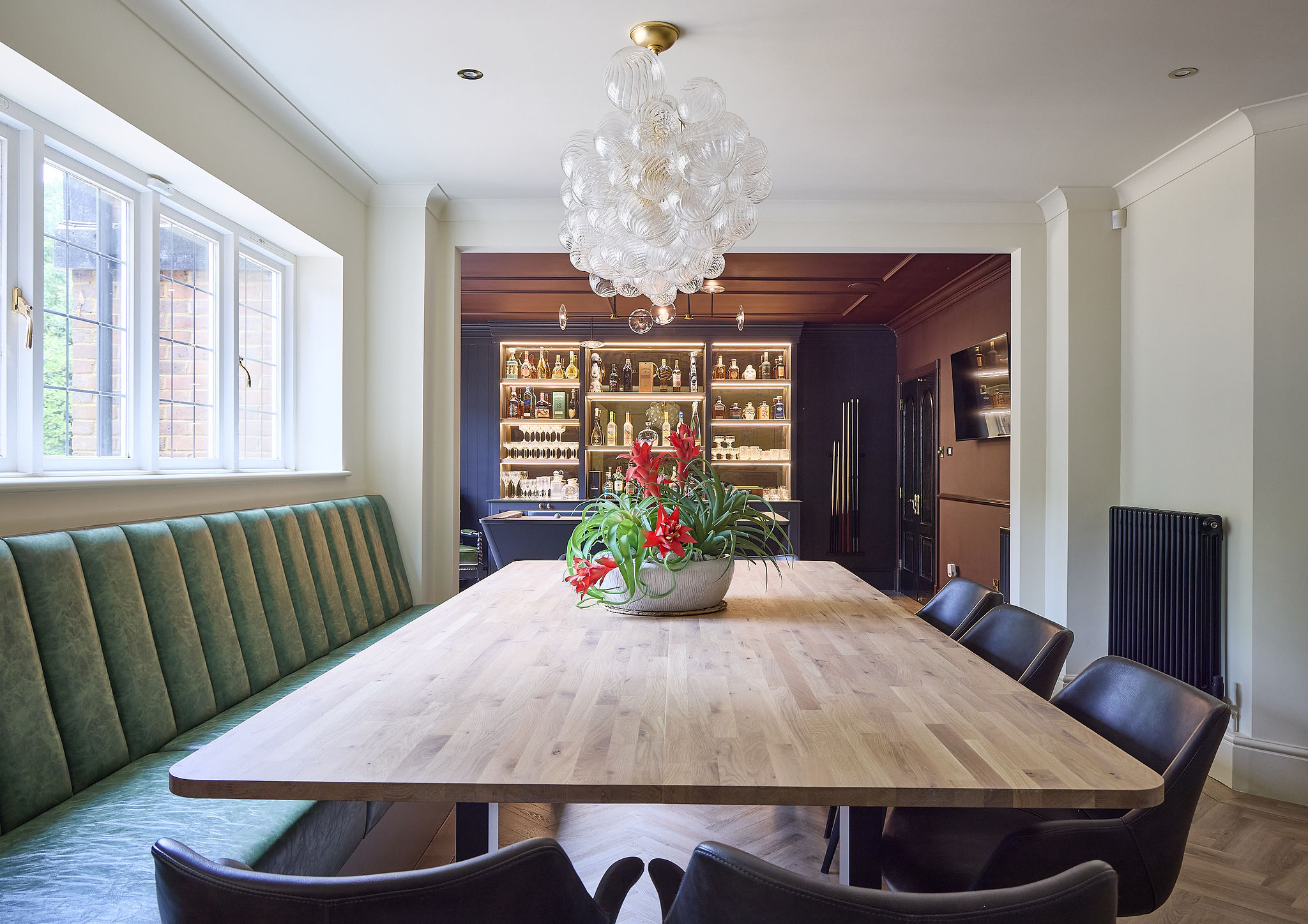 Dining room interior design by Elmbridge Design, Burwood Park project photo 4