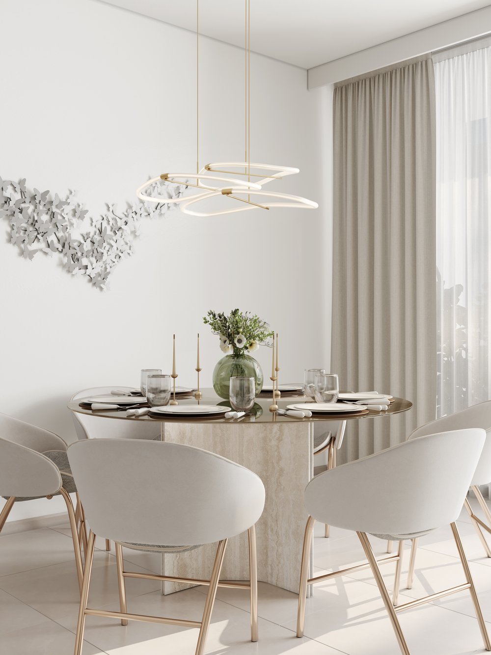 Dining room interior design by Elmbridge Design, project photo 3