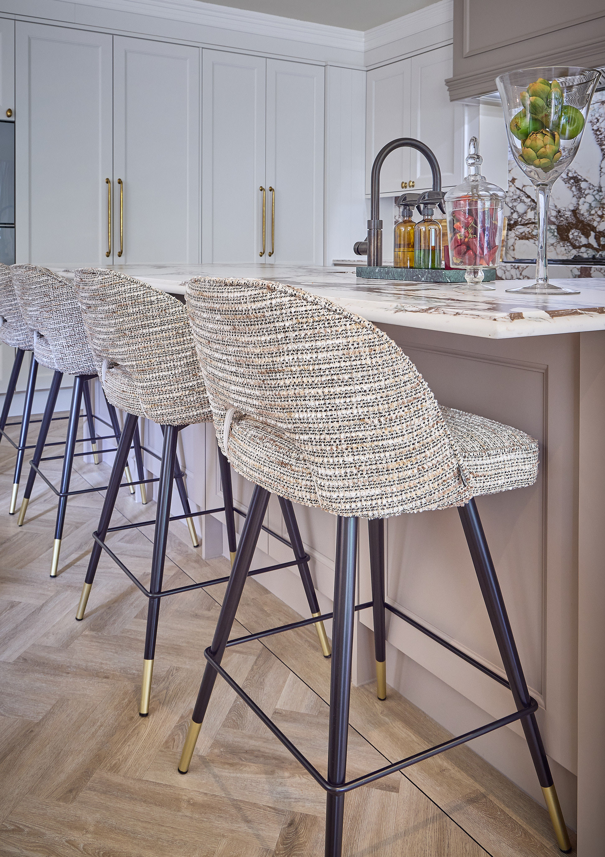 Kitchen interior design by Elmbridge Design, Burwood Park project photo 9