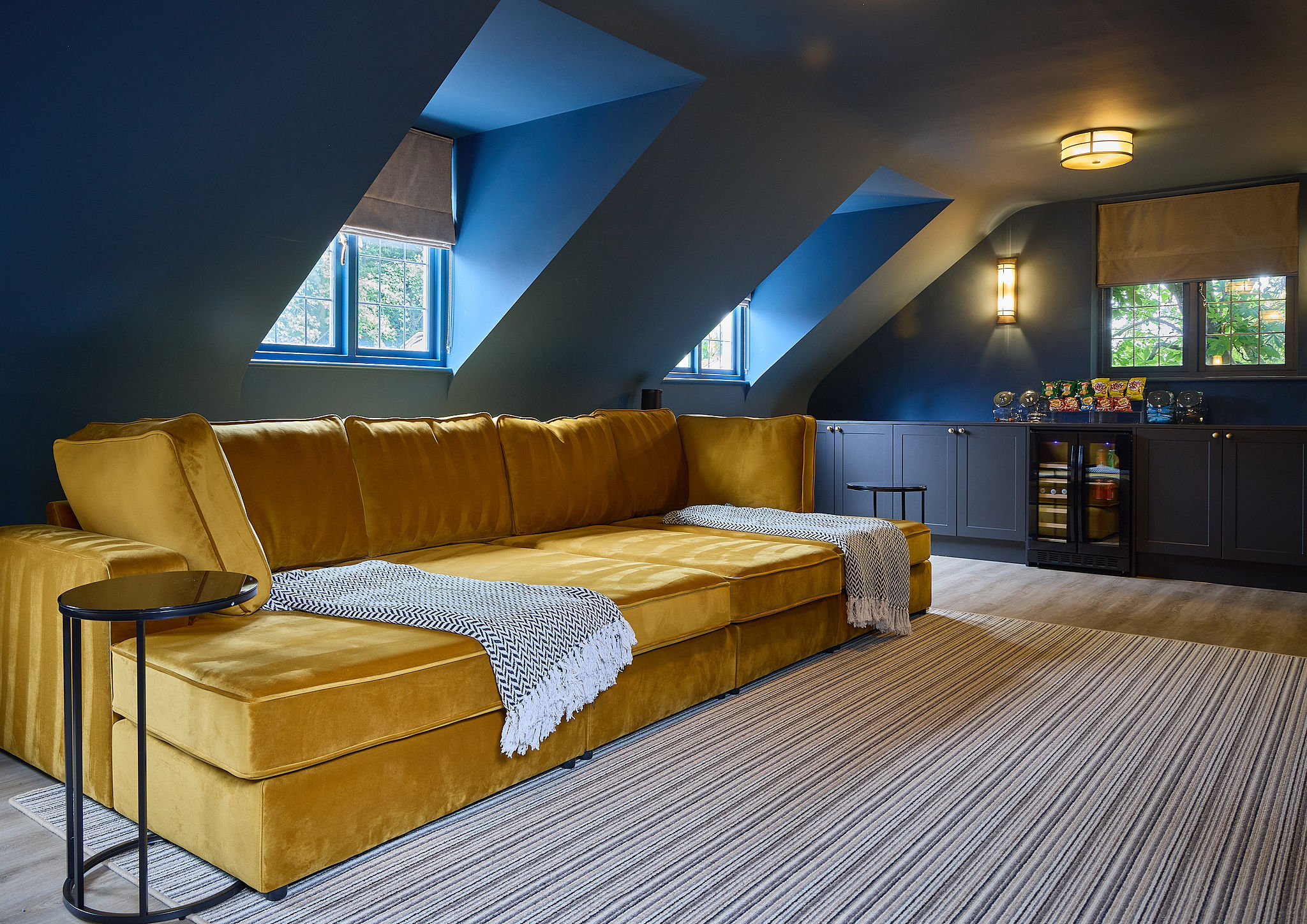 Games & media room interior design by Elmbridge Design, Burwood Park project photo 6