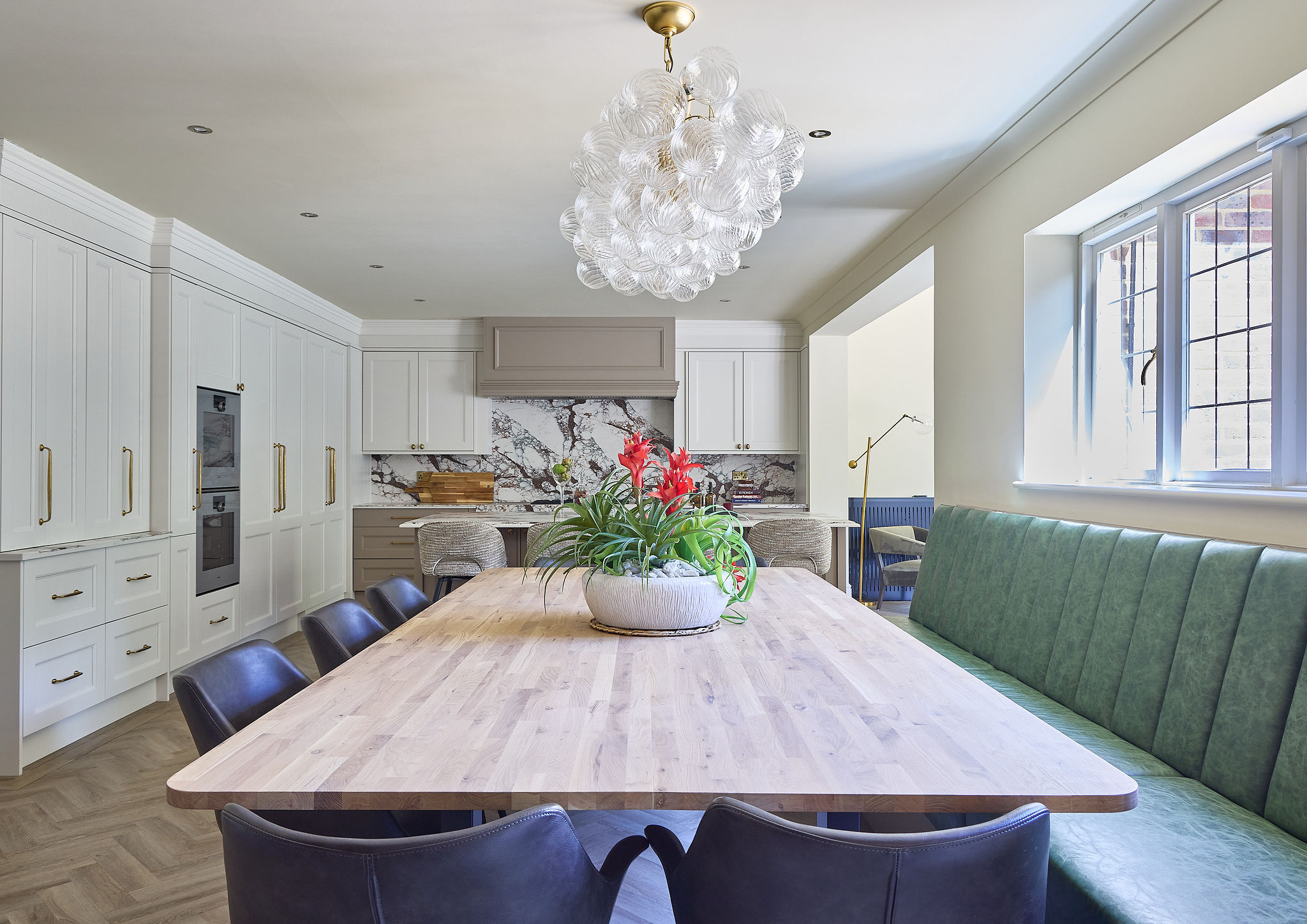 Dining room interior design by Elmbridge Design, Burwood Park project photo 2