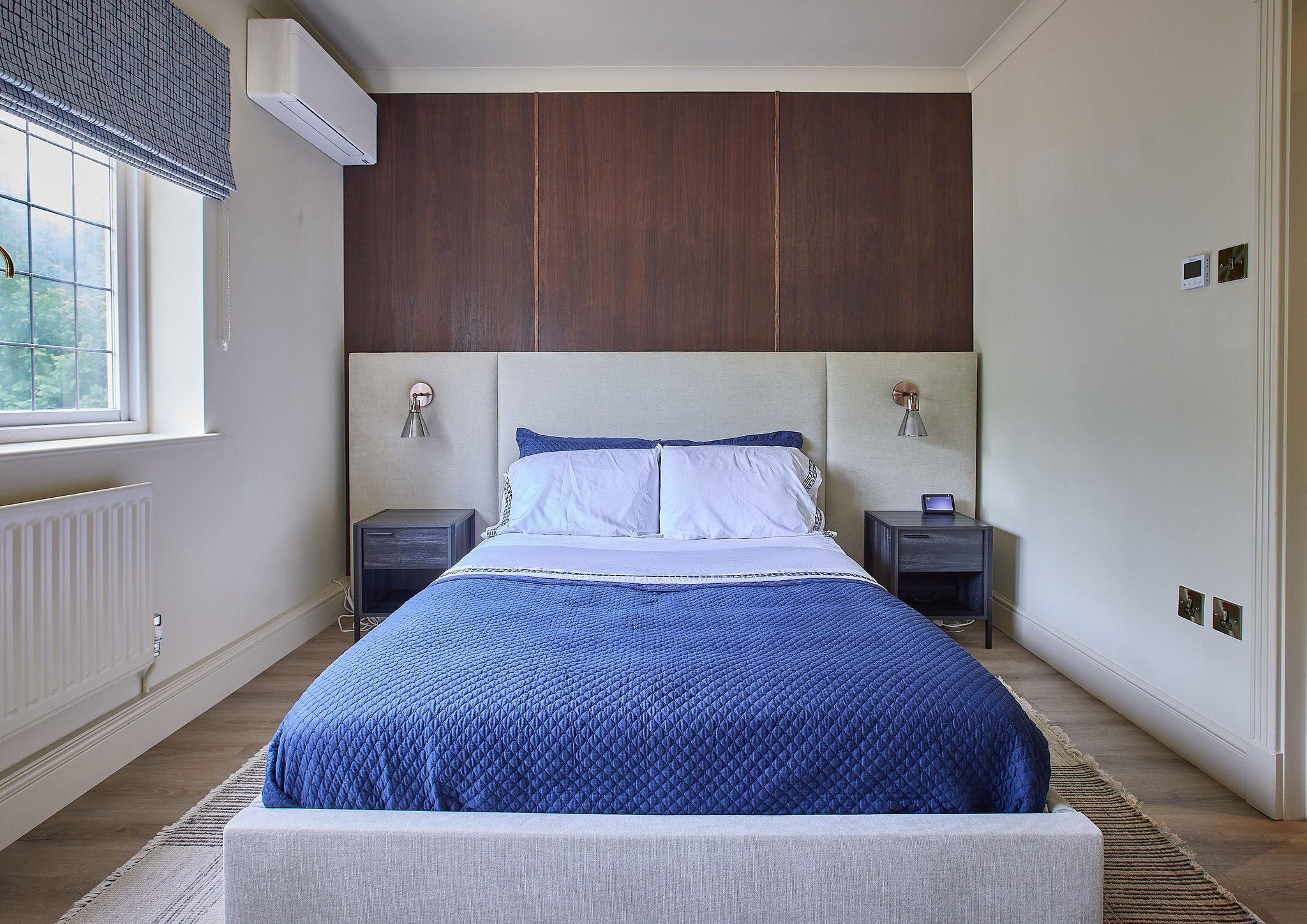 Bedroom interior design by Elmbridge Design, Burwood Park project photo 8