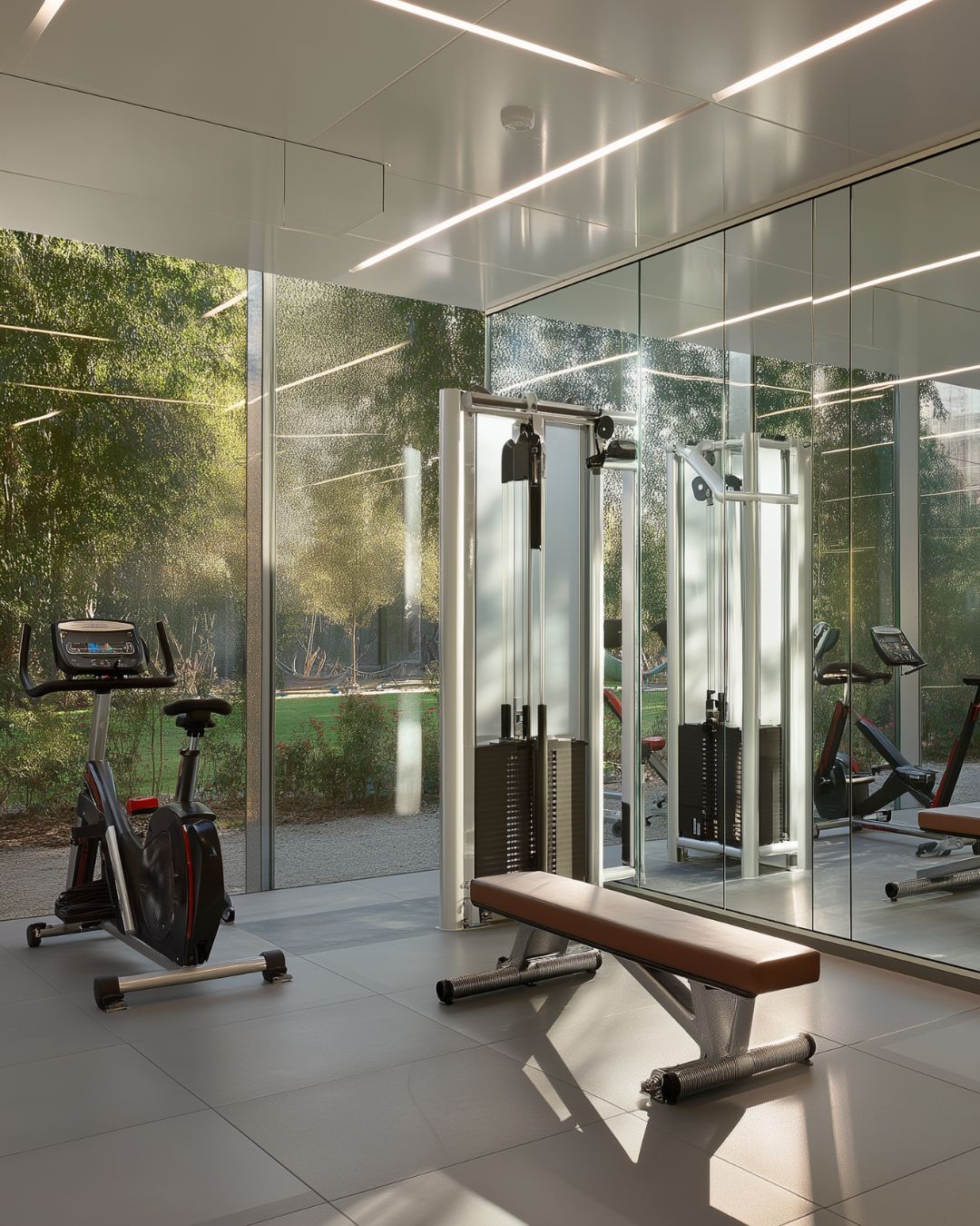 Office & gym interior design by Elmbridge Design, project photo 2