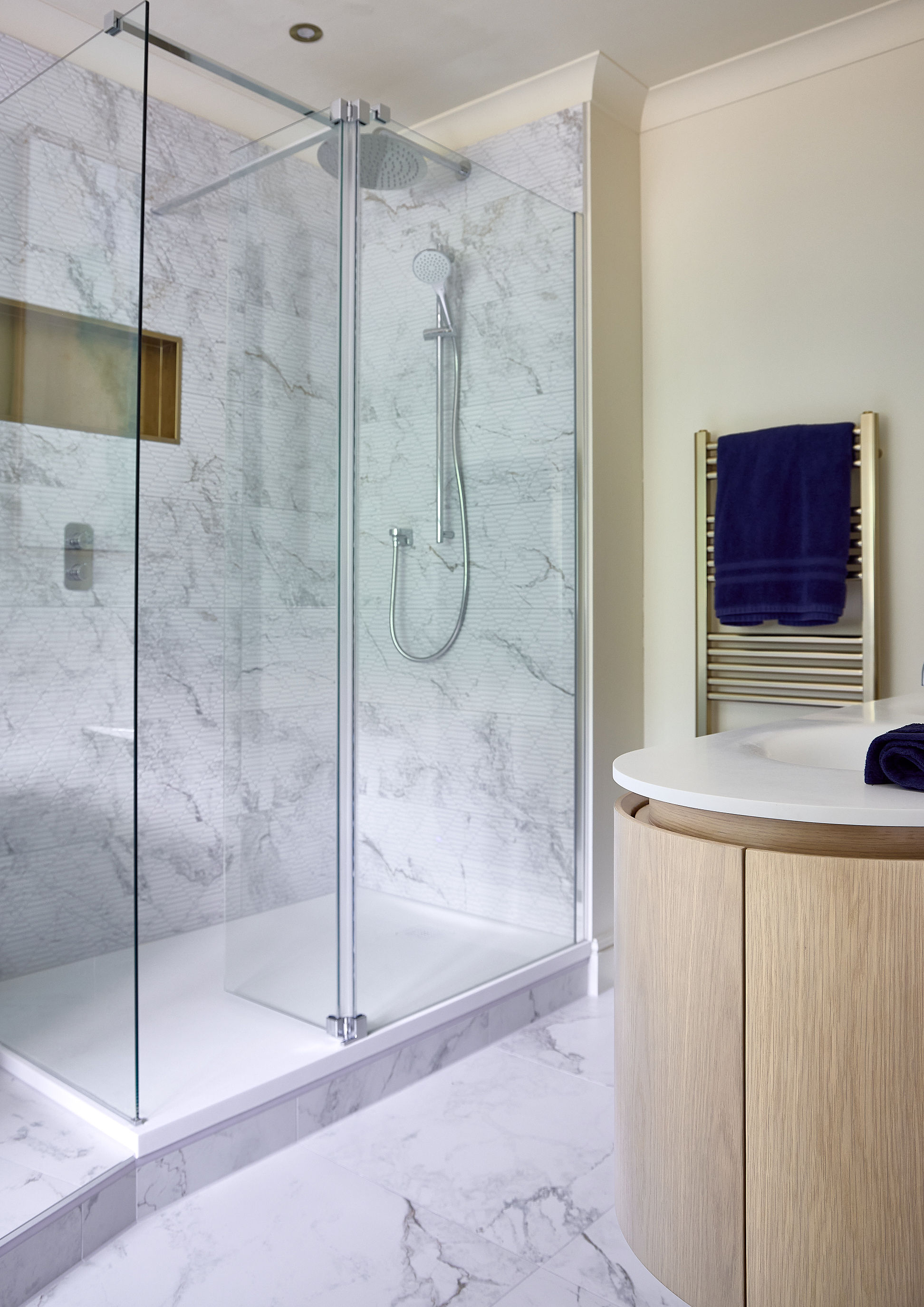 Bathroom interior design by Elmbridge Design, Burwood Park project photo 32