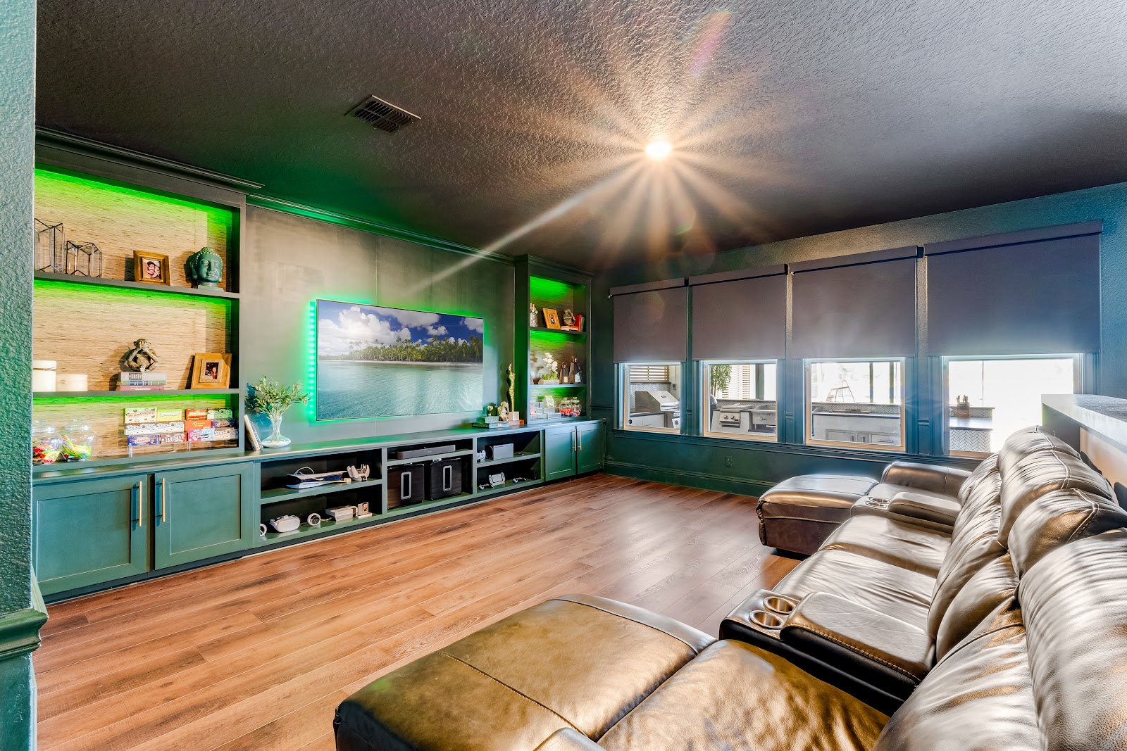 Games & media room interior design by Elmbridge Design, project photo 9