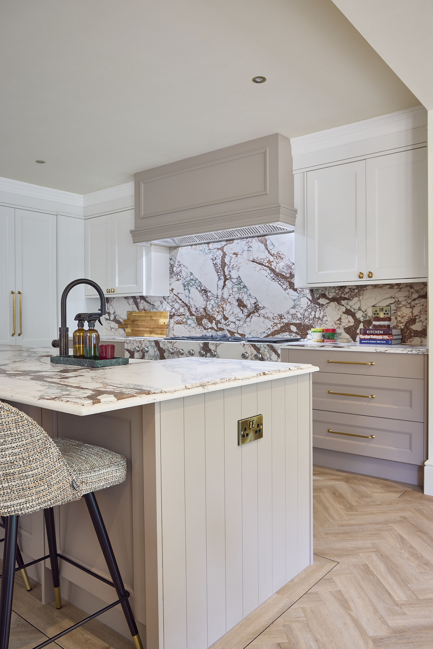 Kitchen interior design by Elmbridge Design, Burwood Park project photo 13