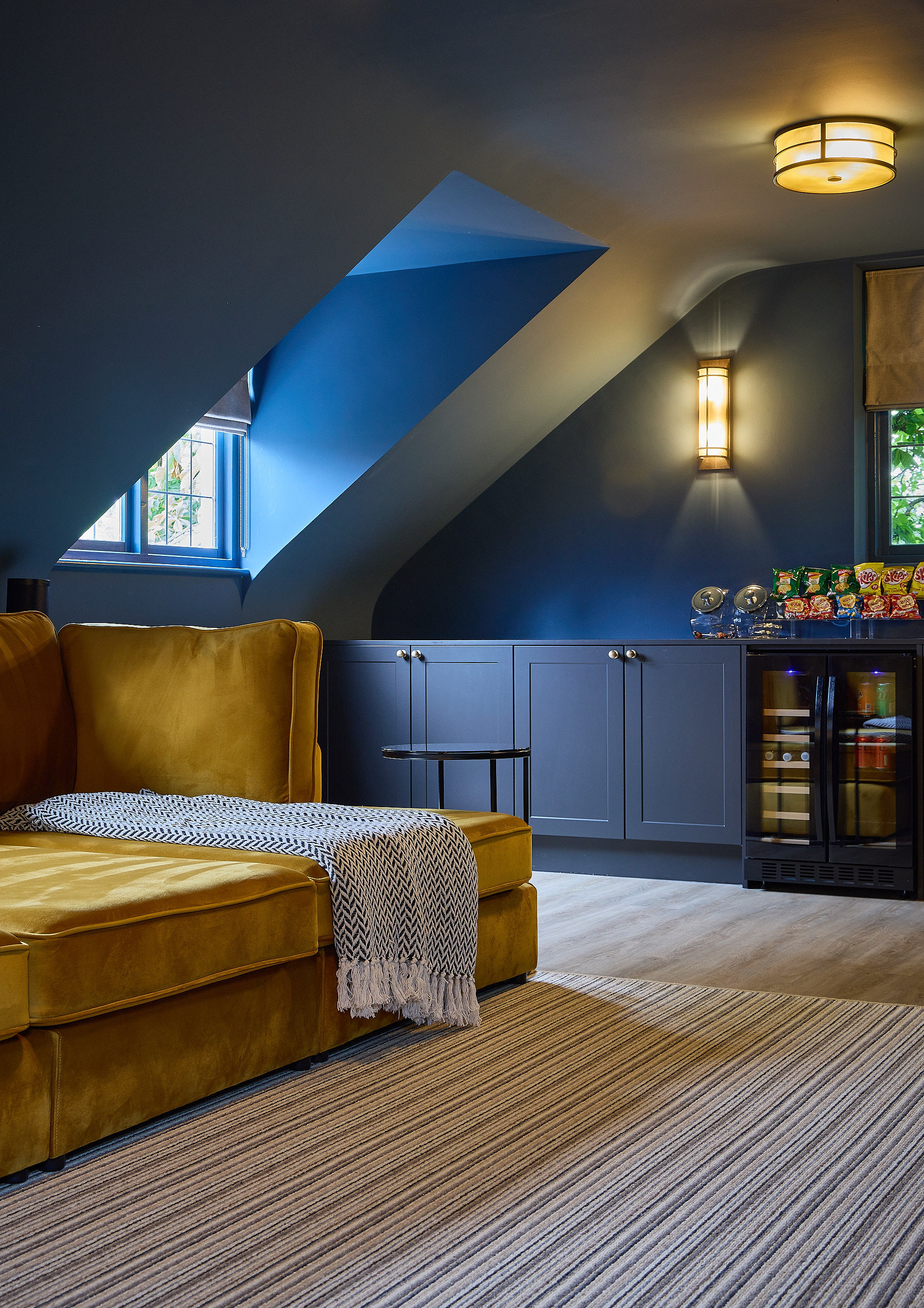 Games & media room interior design by Elmbridge Design, Burwood Park project photo 7