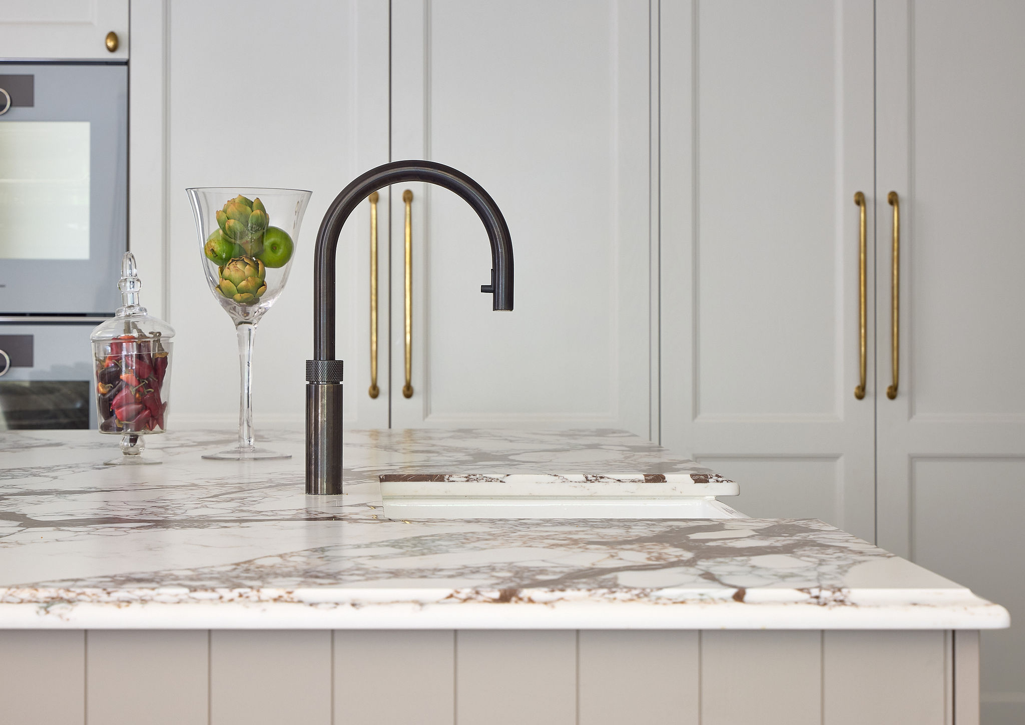 Kitchen interior design by Elmbridge Design, Burwood Park project photo 21