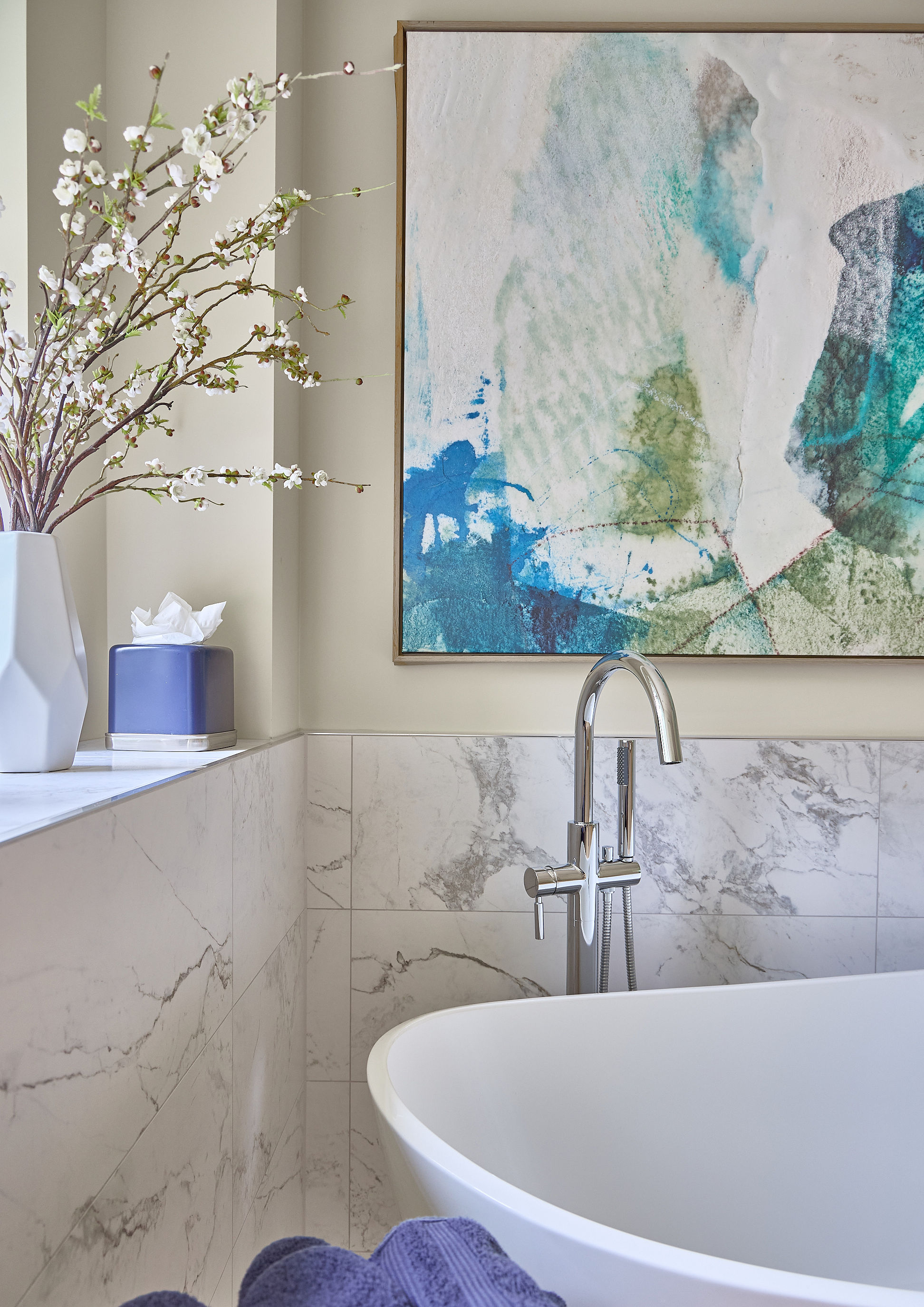 Bathroom interior design by Elmbridge Design, Burwood Park project photo 2