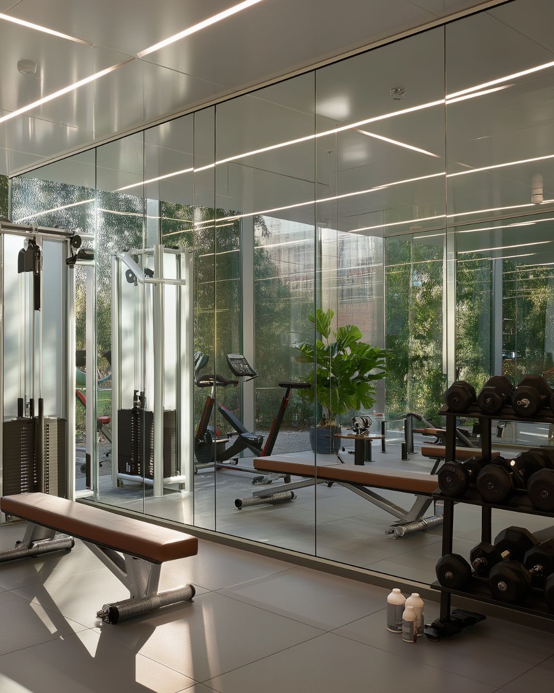Office & gym interior design by Elmbridge Design, project photo 3
